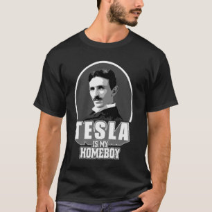 Tesla es mi camisa   del ateo del Homeboy