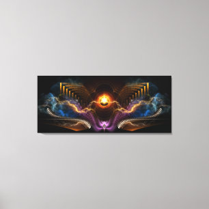 Tesoro De Arte Fractal Nocturno Ilustración De Lie