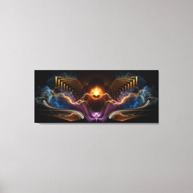 Tesoro De Arte Fractal Nocturno Ilustración De Lie (Anverso)