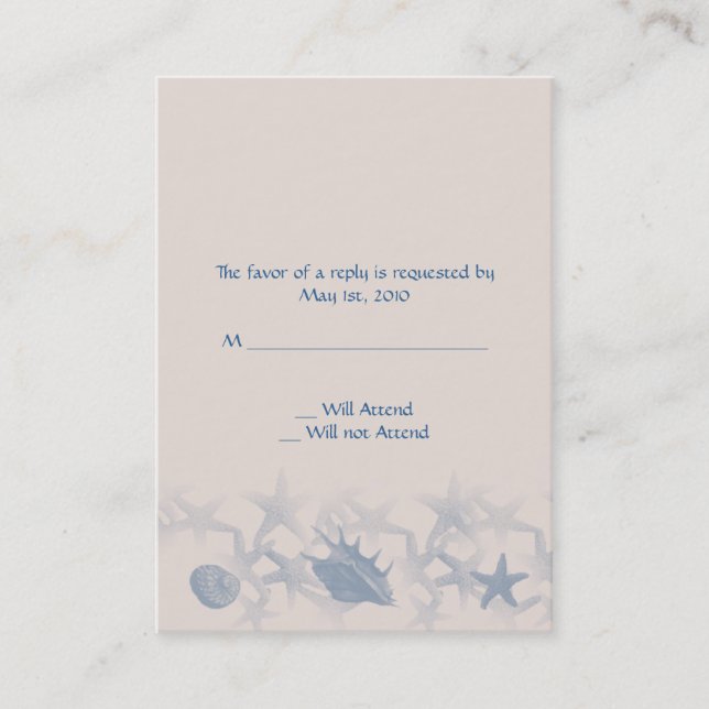 Tesoro por tarjeta de respuesta al mar, insertar (Anverso)