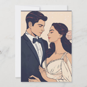 Tesoros intemporales: Invitación a la boda de firm