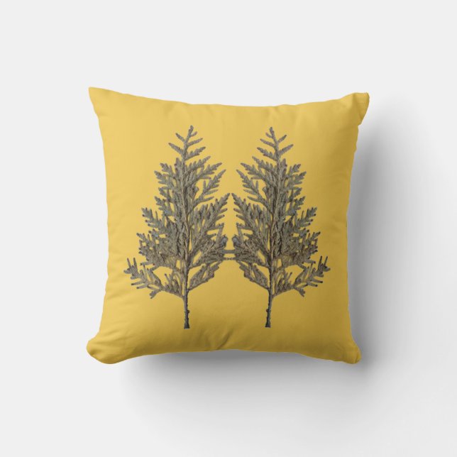 Tesoros Texturales de Invierno en una Almohada - D (Anverso)