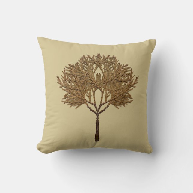Tesoros Texturales de Invierno en una Almohada - D (Anverso)