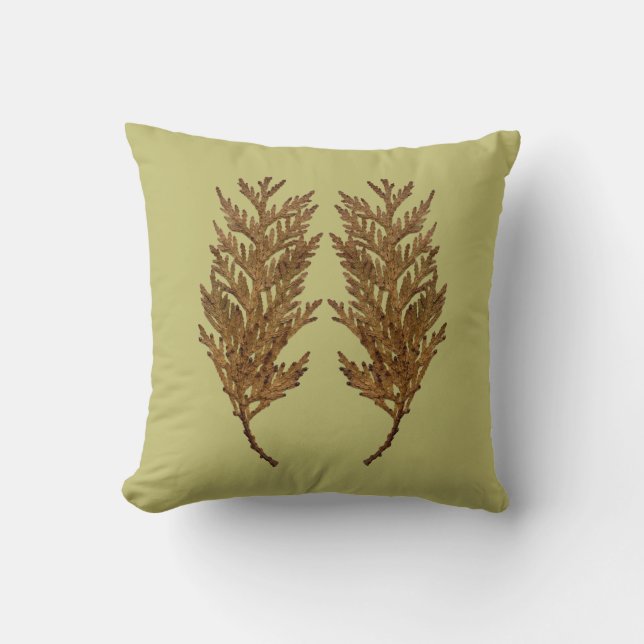 Tesoros Texturales de Invierno en una Almohada - D (Anverso)