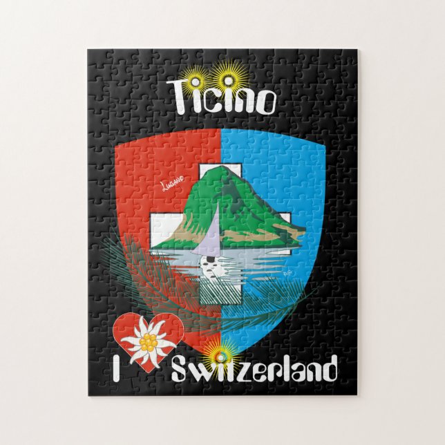 Tessin - Ticino - Schweiz - Svizzera Puzzles (Vertical)