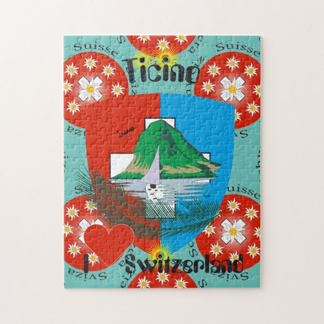 Tessin - Ticino - Schweiz - Svizzera Puzzles (Vertical)