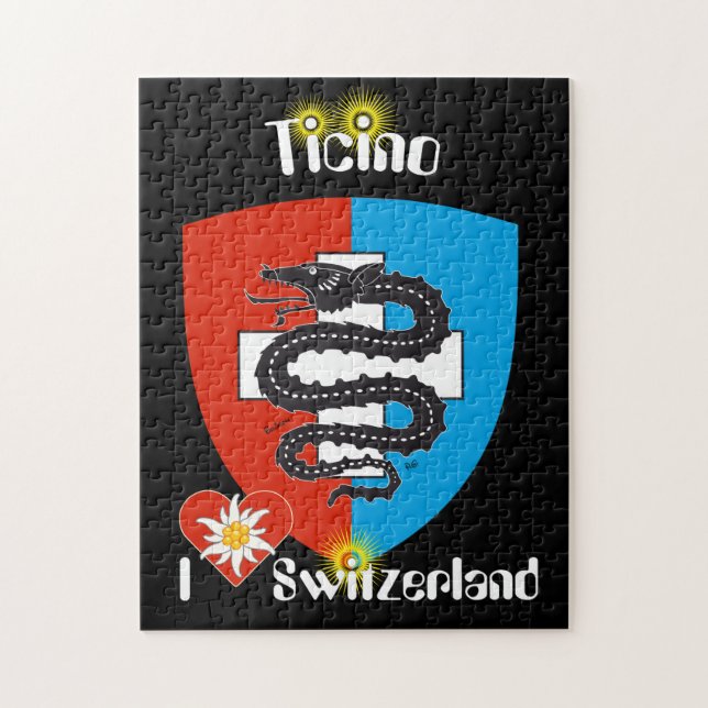 Tessin - Ticino - Schweiz - Svizzera Puzzles (Vertical)