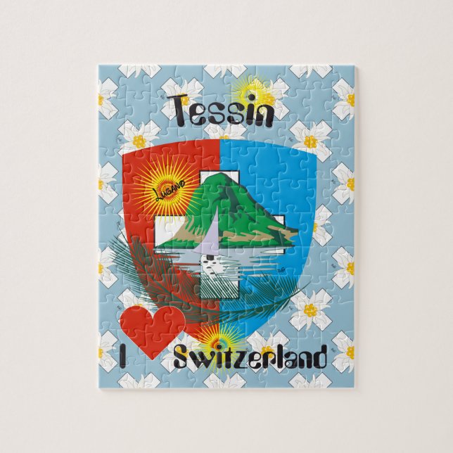 Tessin - Ticino - Schweiz - Svizzera Puzzles (Vertical)