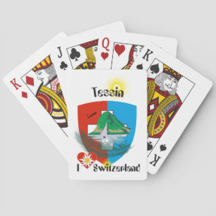 Tessin - Ticino Suiza - Svizzera carta de juego