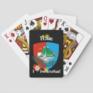 Tessin - Ticino Suiza - Svizzera carta de juego