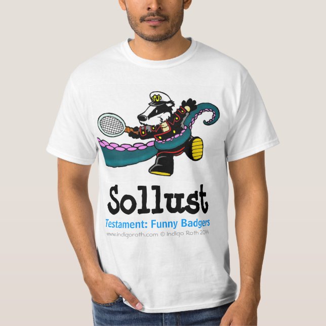 TESTAMENTO: Camiseta DIVERTIDA de Sollust de los (Anverso)