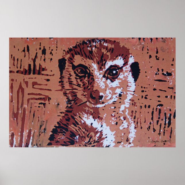 Testigo de flor - Impresión artística (Frente)