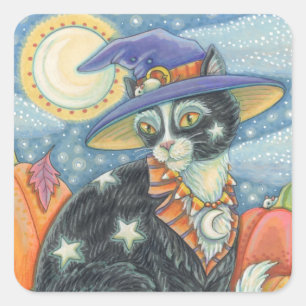 TESTIGO DE GATO NEGRO DE HOCUS POCUS, PEGATINAS DE