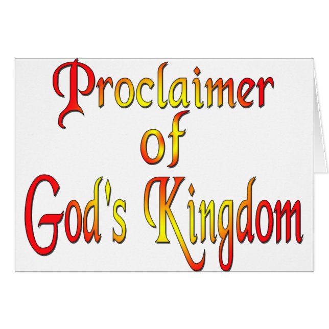 Testigo de Jehová (Anverso (Horizontal))