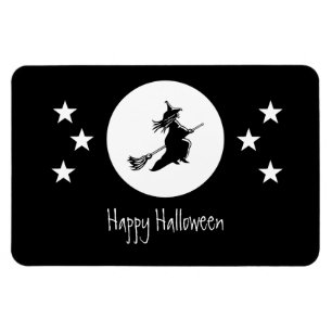 Testigo del imán Flexi de Halloween, negro