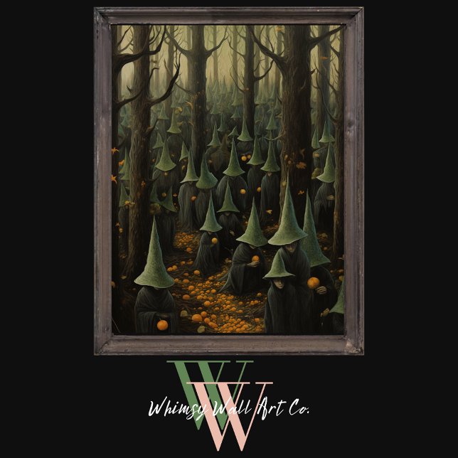 Testigos de Halloween en el bosque oscuro arte gót (Subido por el creador)