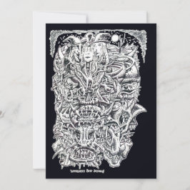 Testigos y demonios, por Brian Benson Flat Card