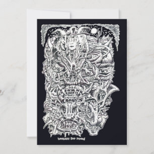 Testigos y demonios, por Brian Benson Flat Card