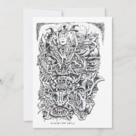 Testigos y demonios, por Brian Benson Flat Card