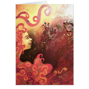 Tet Yod Samech - Milagro Haciendo Notecard