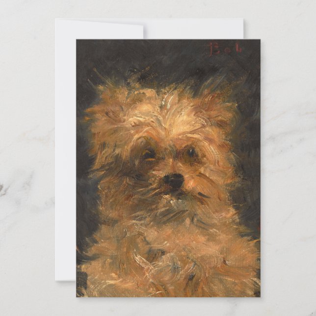 Tête du Chien ‘Bob’ | Édouard Manet (Anverso)