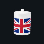Tetera 8 bits Union Pixel Jack<br><div class="desc">Union Pixel Jack UK Flag Vintage 8 Bit Pixel Art. Globe Trotters se especializa en imágenes idiosincrásicas de todo el mundo. Aquí encontrará tarjetas de felicitación únicas, postales, Posters, Mousepads y más.</div>
