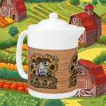 Tetera amantes de las vacas del campo<br><div class="desc">lindos amantes de las vacas del país tetera</div>