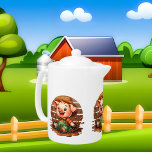 Tetera Amantes de los cerdos de Cute Country<br><div class="desc">Tetera de los amantes del cerdo de Cute Country</div>