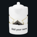 Tetera Añadir el nombre de texto piano negro marrón<br><div class="desc">Para los amantes de la música como nosotros</div>
