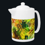 TETERA ÁRBOLES<br><div class="desc">Un diseño impresionista de árboles de verano.</div>