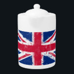 Tetera Bandera del Reino Unido o la bandera de la Unión<br><div class="desc">Bandera del Reino Unido o la bandera de la Unión</div>