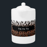 Tetera Bate de vampiros voladores Motif Tea Pot<br><div class="desc">Vampiro volador Bat Motif Tea Pot; Personalízalo.</div>