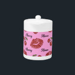 Tetera Besos RAB de cerezo rocoso en rosa<br><div class="desc">Está viendo la colección Lee Hiller Designs of Home and Office Decor, Apparel, Gifts and Collectibles. Los diseños incluyen la fotografía Lee Hiller y la colección de arte digital de medios mixtos. Puedes ver su fotografía de la naturaleza en http://HikeOurPlanet.com/ y seguir su blog de senderismo dentro del Parque Nacional...</div>