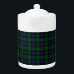 Tetera Black Watch Tartan Plaid Scottish Plaid Pattern<br><div class="desc">Funda de tartán Black Watch. Patrón escocés real.</div>