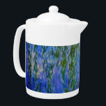 Tetera Claude Monet - Lilis de agua con sauce lloroso<br><div class="desc">Alirios de agua con ramas de sauce llorando / Nympheas avec rameaux de saule de Claude Monet en 1916-1919</div>
