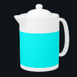 Tetera Color sólido azul neón | Clásica<br><div class="desc">Neon Blue - Presenta el encanto eterno del diseño de color sólido: una fascinante mezcla de forma clásica y elegante sencillez. Este diseño es una celebración del poder y la belleza que se encuentran en un solo tono impactante. El diseño de color sólido, exuberante sofisticación, abarca la esencia del minimalismo,...</div>