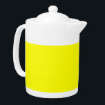 Tetera Color sólido neón amarillo | Clásica<br><div class="desc">Amarillo Neón - Presenta el encanto eterno del diseño de color sólido: una fascinante mezcla de forma clásica y elegante sencillez. Este diseño es una celebración del poder y la belleza que se encuentran en un solo tono impactante. El diseño de color sólido, exuberante sofisticación, abarca la esencia del minimalismo,...</div>