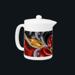 Tetera con diseño de colores alemanes<br><div class="desc">Con esta exquisita tetera, un diseño de colores alemanes llamativos, realzado con un moderno efecto de porcelana en 3D y un acabado de estilo joyero, podrá disfrutar de un té o una bebida. Esta tetera, muy bien hecha, muestra los audaces colores negro, rojo y oro de Alemania, creando un aspecto...</div>