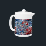 Tetera con diseño de colores franceses<br><div class="desc">Añada un toque de elegancia francesa a su hora del té con nuestra exclusiva tetera, con un moderno diseño abstracto en los vivos colores de Francia. Esta tetera, elaborada para mezclar estilo y función, es más que un recipiente para preparar té; es una celebración de la cultura francesa y la...</div>