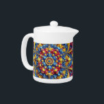 Tetera con diseño de colores rumanos<br><div class="desc">Disfrute de su experiencia en el té con nuestra exclusiva tetera, con un moderno diseño abstracto en los vivos colores de Rumania. Esta tetera, elaborada con meticulosa atención a los detalles, es más que sólo un elemento funcional; es una celebración del patrimonio rumano, que combina el orgullo cultural con el...</div>