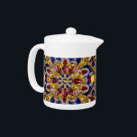 Tetera con el diseño colombiano<br><div class="desc">Añada un toque de elegancia colombiana a su hora del té con nuestra impresionante tetera con los colores vivos de Colombia en un precioso diseño de efecto de piedra de piedra 3D cristalina. Esta tetera es más que un simple elemento funcional; es una celebración del orgullo cultural de Colombia, bellamente...</div>
