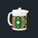 Tetera con el diseño de los colores de Irlanda<br><div class="desc">Añada un toque de encanto irlandés a su hora del té con nuestra tetera con los colores de Irlanda y un diseño de encanto de la hoja de trébol de buena suerte! Esta tetera, elaborada con cuidado, combina la funcionalidad y el orgullo cultural, lo que lo convierte en una adición...</div>