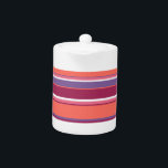 Tetera Coral vivo, rojo y violeta<br><div class="desc">Coral vivo,  rojo y violeta</div>
