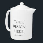 Tetera Crear su propio personal<br><div class="desc">Este producto está listo para ser personalizado a sus necesidades exactas. Simplemente cambia la foto con tu propio diseño, logotipo o foto. ¡Puedes ir más lejos y añadir más! La herramienta de diseño de Zazzle es increíblemente fácil de usar. Simplemente haga clic en "Personalizar esta plantilla" y "Editar con la...</div>