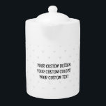 Tetera Create Your Own Personalized<br><div class="desc">Customize this product by adding your own images and text and choosing your favorite fonts and colors. Visit Glad Tea Party on Zazzle to view our entire collection of easy to personalize,  high quality products!</div>