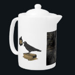Tetera Crow con libro<br><div class="desc">Crow con tetera de libros puede personalizarse</div>