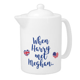 Tetera Cuando Harry conoció a Meghan | Compromiso Real y