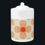 Tetera Dainty Dot Florals<br><div class="desc">Pequeños elementos florales dulces combinados con pequeños puntos dispersos,  creando un patrón general bonito y refinado.</div>