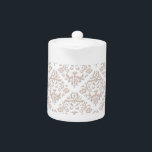 Tetera Damascos 3D<br><div class="desc">Patrón de damasco 3D.</div>