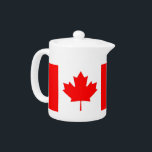 Tetera de la bandera de Canadá<br><div class="desc">Añade un toque de encanto canadiense a tu hora del té con nuestra exclusiva tetera con la bandera de Canadá. Esta tetera, elaborada con meticulosa atención a los detalles, es más que un simple artículo de cocina funcional; es una celebración de la herencia canadiense y el orgullo nacional. El audaz...</div>